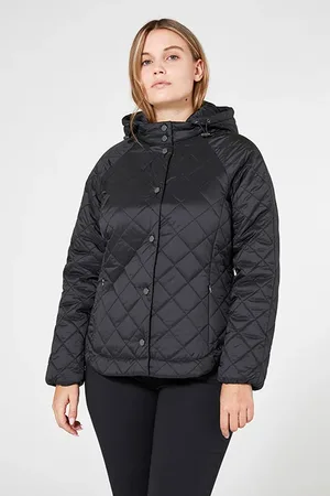 Elena Miro Lightweight Quilted Down Jacket Black