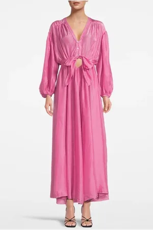 FORTE FORTE Forte Forte Silk Habotay Long Sleeves Dress Bubble