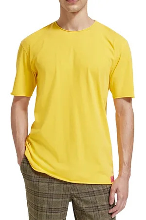 Scotch&Soda Relaxed Fit Raw Edge T-shirt In Organic Cotton Spotlight