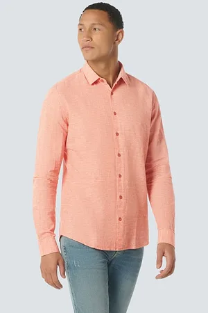 No Excess Shirt 2 Coloured With Linen Melon