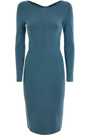 Guess GUESS Aria Sweater Dress Blue Topaz