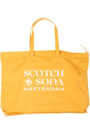 Scotch&Soda Unisex Foldable Tote Bag Yellow