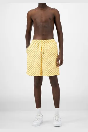 Daily paper Yellow Red Monogram Kali Shorts