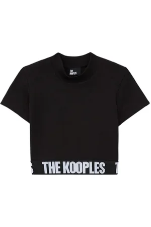 The Kooples T-shirt Mc Bande Logo Black