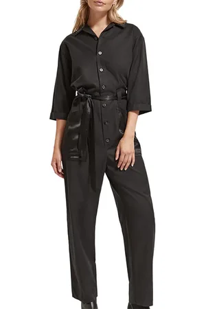 Scotch&Soda Beaded Collar Jumpsuit Evening Black