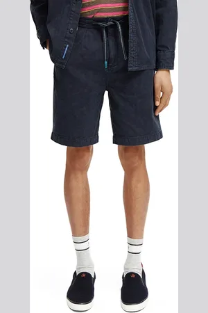 Scotch&Soda Fave - Jacquard Garment-dyed Bermuda Shorts Night