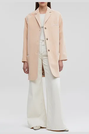 Closed Women Coat Jackets & Coats Seashell Pink Seashell Pin