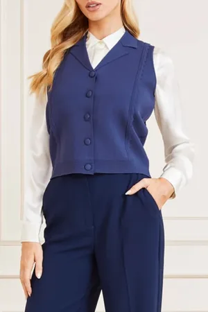 Guess GUESS Diana Sweater Top Secret Cardigan Blue