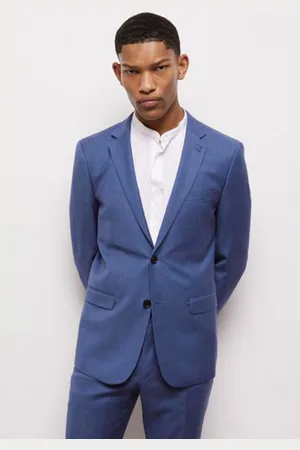 The Kooples 2 Button Suit Jacket Blue