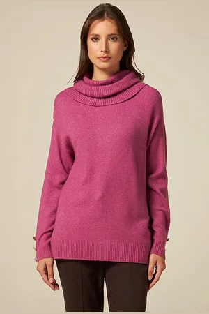 Oltre Wool Blend Sweater With Jewel Buttons