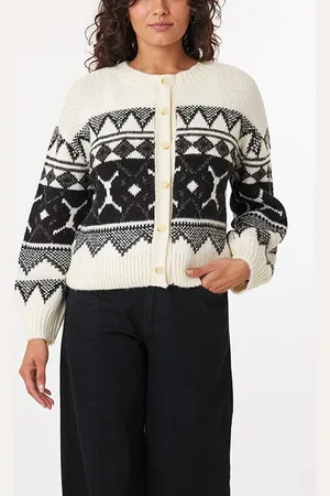 Scotch&Soda Sweater Cardigan Eggnog/champagne