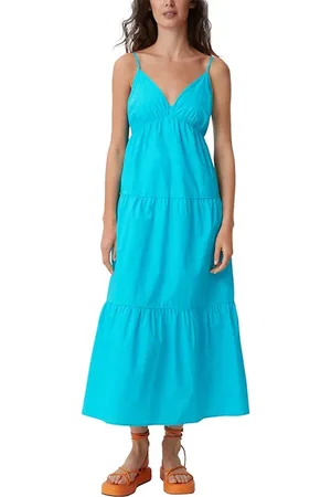 Comma, Dresses Blue Green