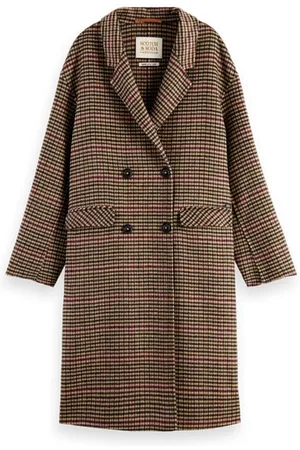 Scotch&Soda Double Breasted Wool Blend Coat Heritage Pop
