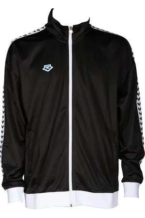 Arena Team Jacket Oversize Black White Black