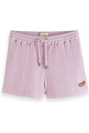 Scotch&Soda Crinkle-cotton Shorts Orchid