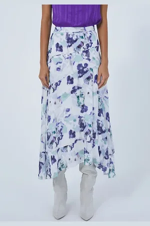 IRO Ollia Skirt In Green/purple