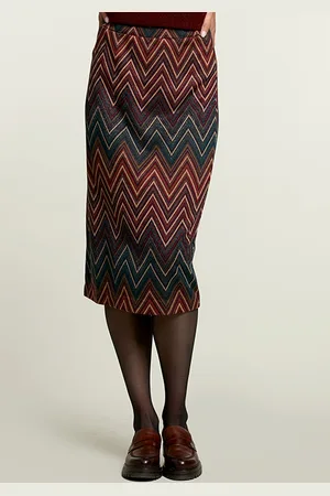 River Woods Multi Fantasy Midi Skirt
