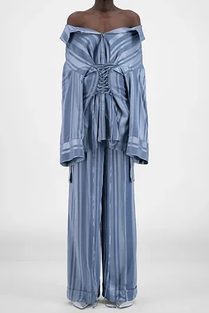 Daily paper Blue Striped Haya Top