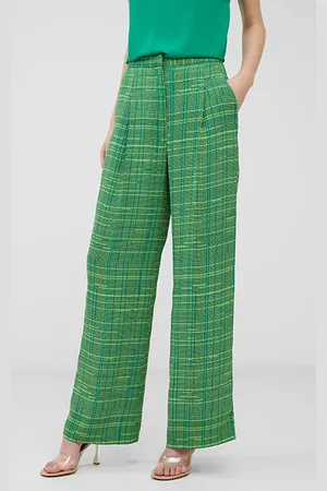 French Connection Carmen Crepe Trouser Green
