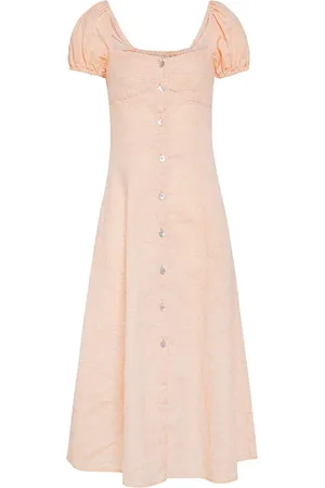 FORTE FORTE Forte Forte Linen Tweed Bustier Dress Petalo