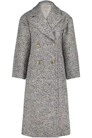 Fabienne Chapot Gwen Coat Navy/cream White
