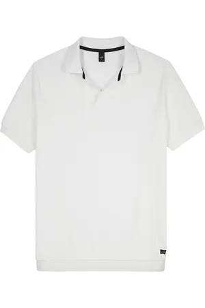 Wahts Hicks | Towelling Retro Poloshirt Pure White