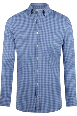 McGregor Small Tonal Check Shirt Medium Blue