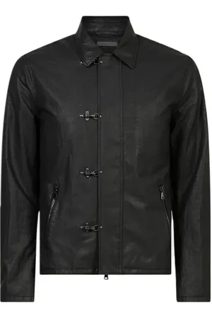 John Varvatos Toggle Front Closure Outerwear Black