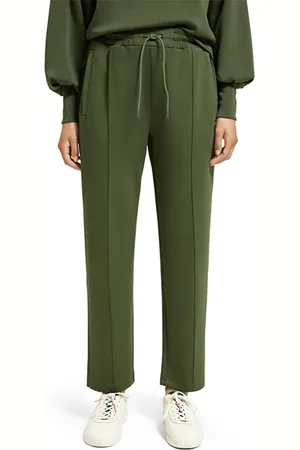 Scotch&Soda Modal Straight Leg Sweatpants Field Green