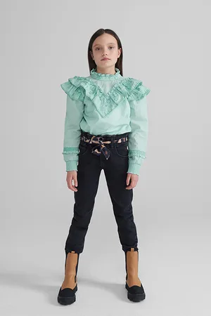 SHOEBY Ga - Varsity Lace Top Lightgreen