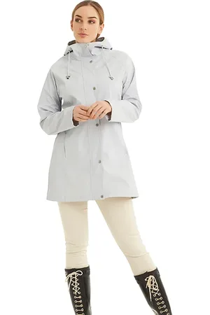 Ilse Jacobsen Ilse Jacobsen Rain87 Rain Coat White Blue