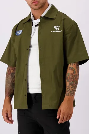 Black Bananas Racing Shirt Green