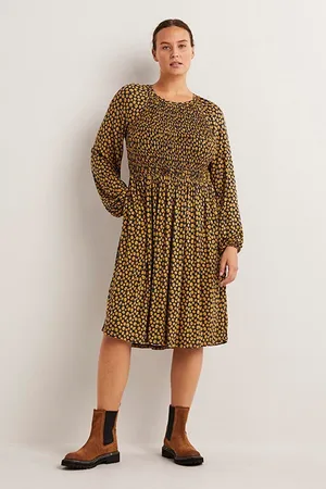 Boden Smocked Bodice Jersey Dress Dcm