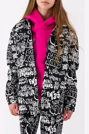 Black Bananas Tag Overshirt Multi-colour