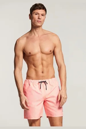 Shiwi Men Swimshort Skinny Stripe Neon Orange