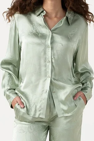 ANOTHER LABEL Senna Shirt Smoke Green