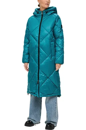 QS by s.Oliver Jackets Mantel Blue Aqua