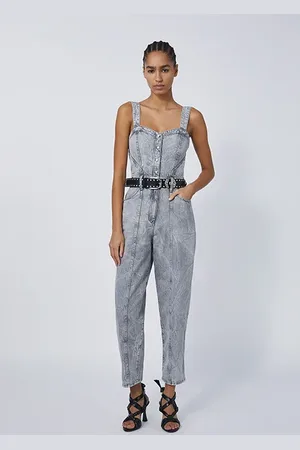 IRO Gardanne Jumpsuit In Smoke Grey