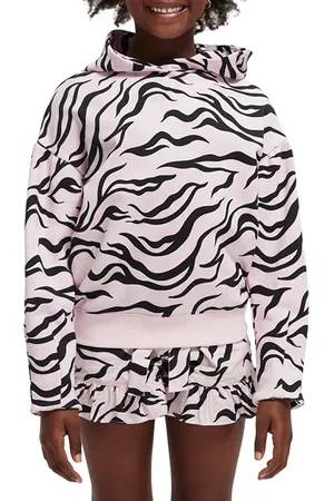 Scotch&Soda Girls Loose-fit All-over Printed Hoodie Combo L
