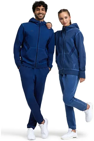 Arena Icons Hooded Jacket Navy Delave-navy-white