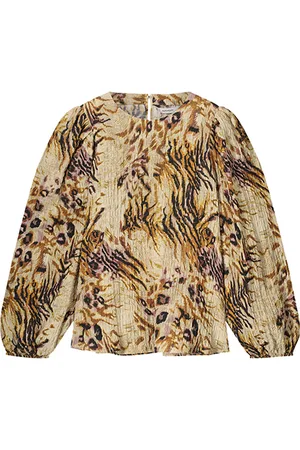 Summum Woman Top Animal Seersucker Alpaca