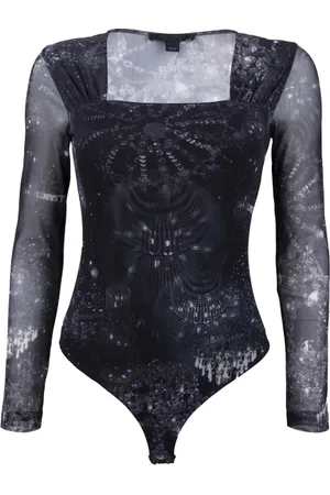 AllSaints Tara Liza Bodysuit Black