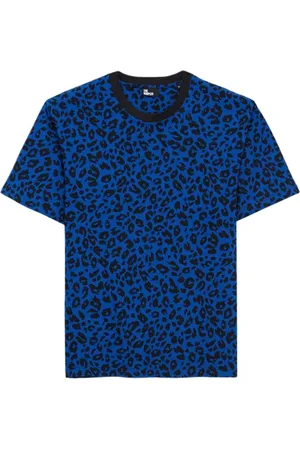 The Kooples T-shirt Mc Logo Blue Electric
