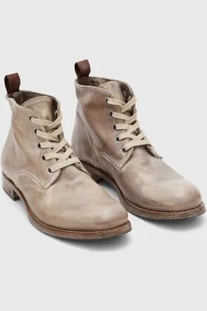 John Varvatos Rivington Ankle Lace Boot Hemp
