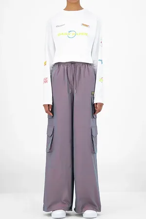 Daily paper Purple Green Reflective Jensine Pants