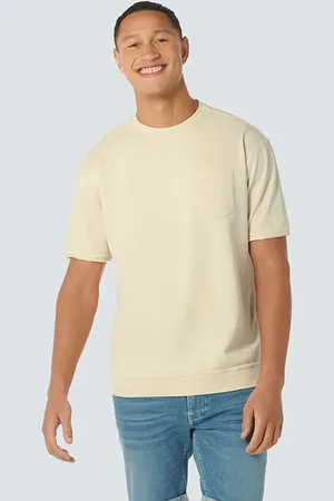 No Excess Sweater Short Sleeve Crewneck Cream