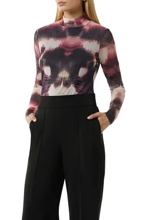 Comma, T-shirts Plum Aop