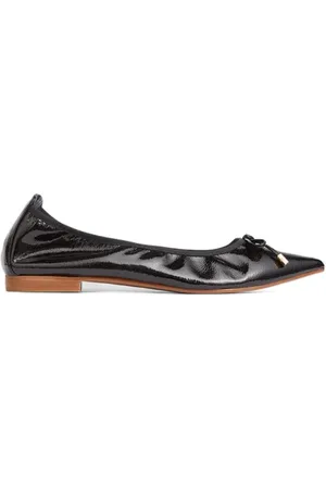 LK Bennett Fl Tilly Pointed Ballerin Black