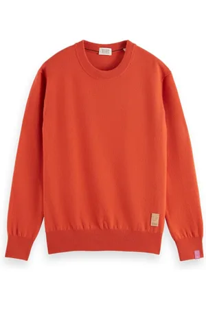 Scotch&Soda Wool Pullover Made With 30% Recycled Cashmere Red Skies