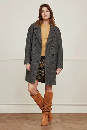 Fabienne Chapot Lynn Coat Stone Grey